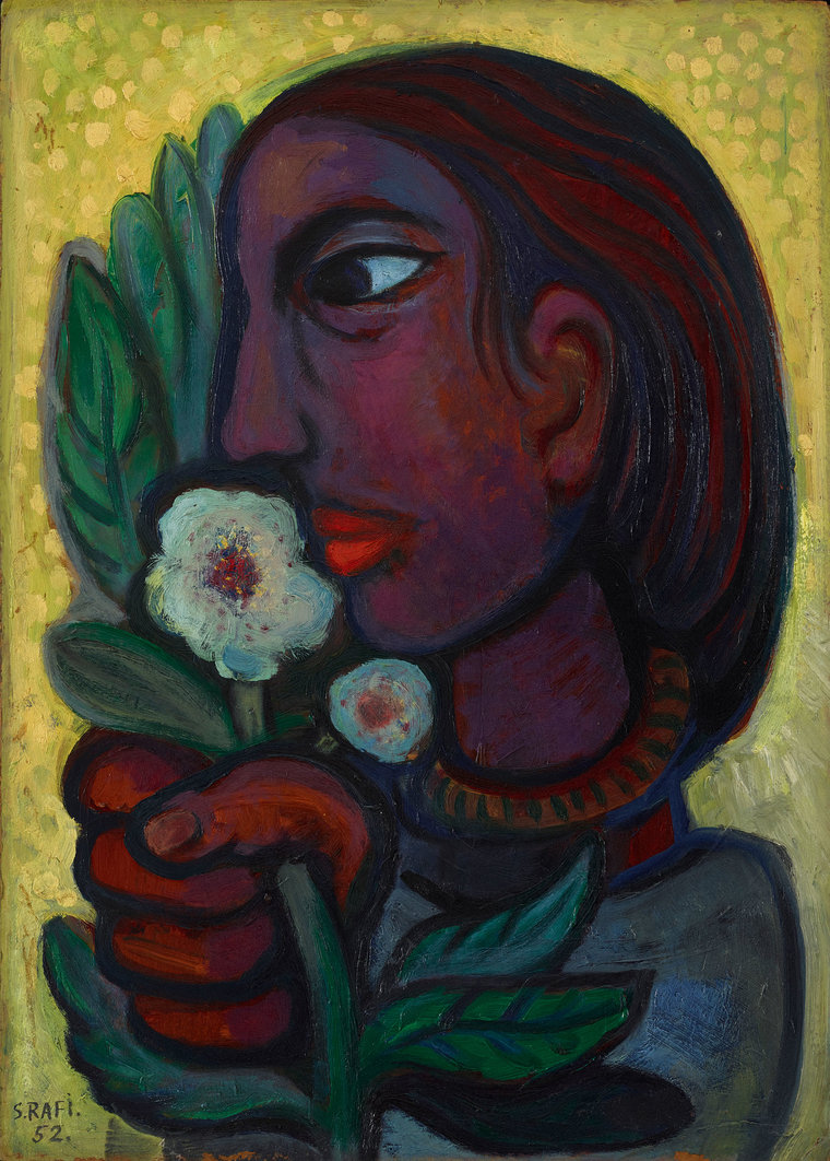 Femme à La Fleur